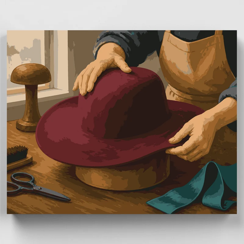 The Milliner's Craft - Paint by Numbers Kit