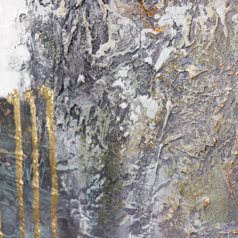 Handgemalte abstrakte bilder leinwand "Fragmente"