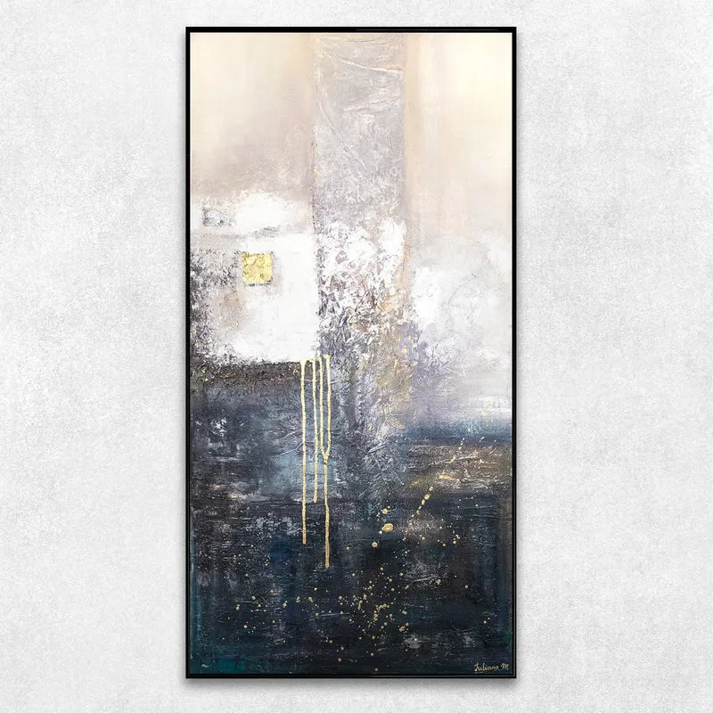 Handgemalte abstrakte bilder leinwand "Fragmente"