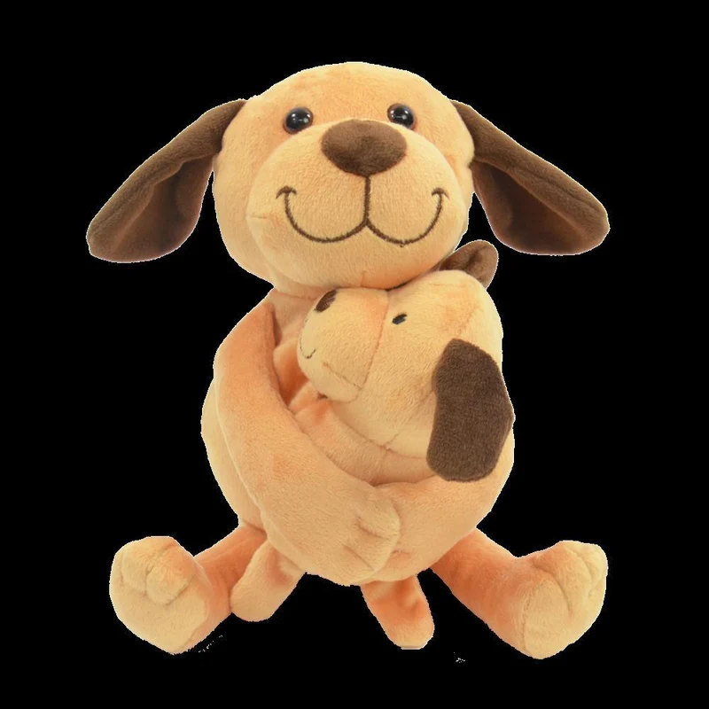 Laber-Hund mit Baby "Senta und Cora"