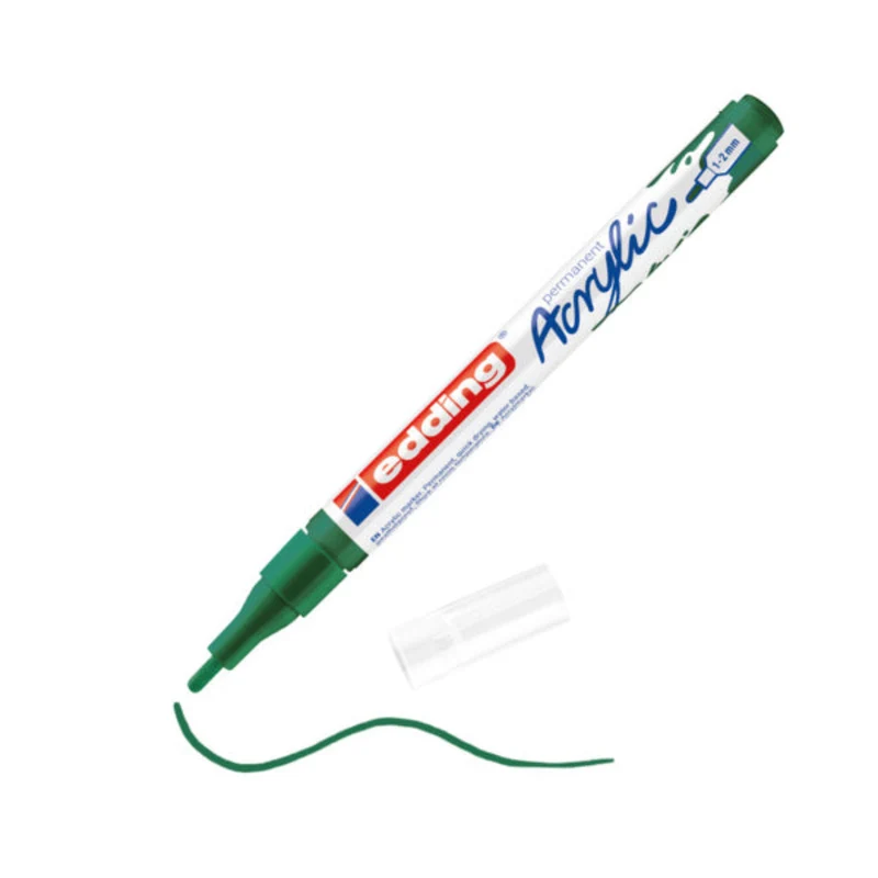 edding 5300 Acrylmarker moosgrün – 1-2 mm, seidenmatt