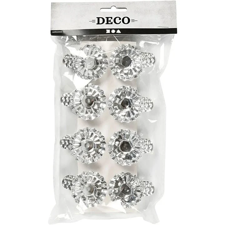 Set of Metal Candle Holders
