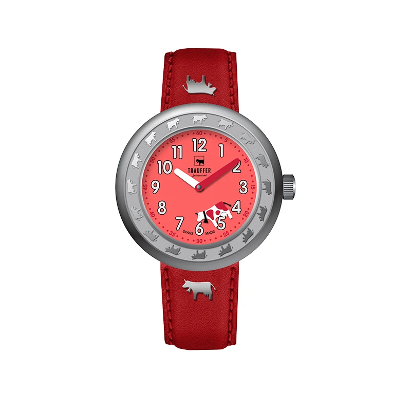Kinderuhr Rot 30mm