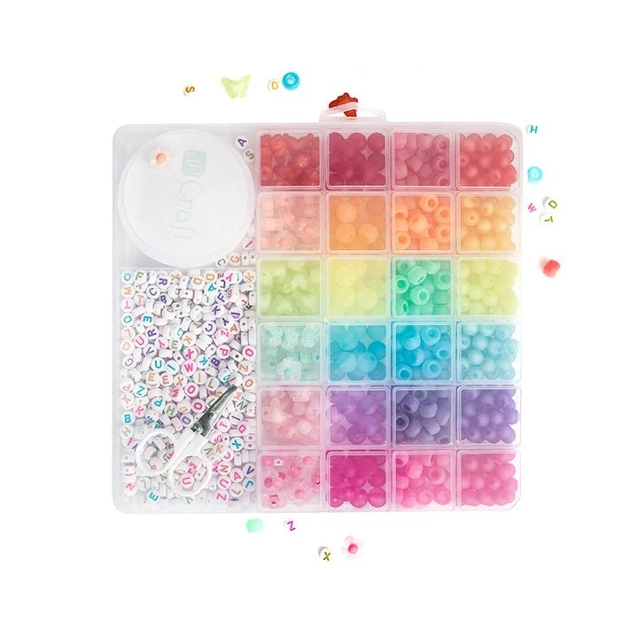 Bead Set for Jewelry Making | Mix of Shapes and Colors, 979 pcs