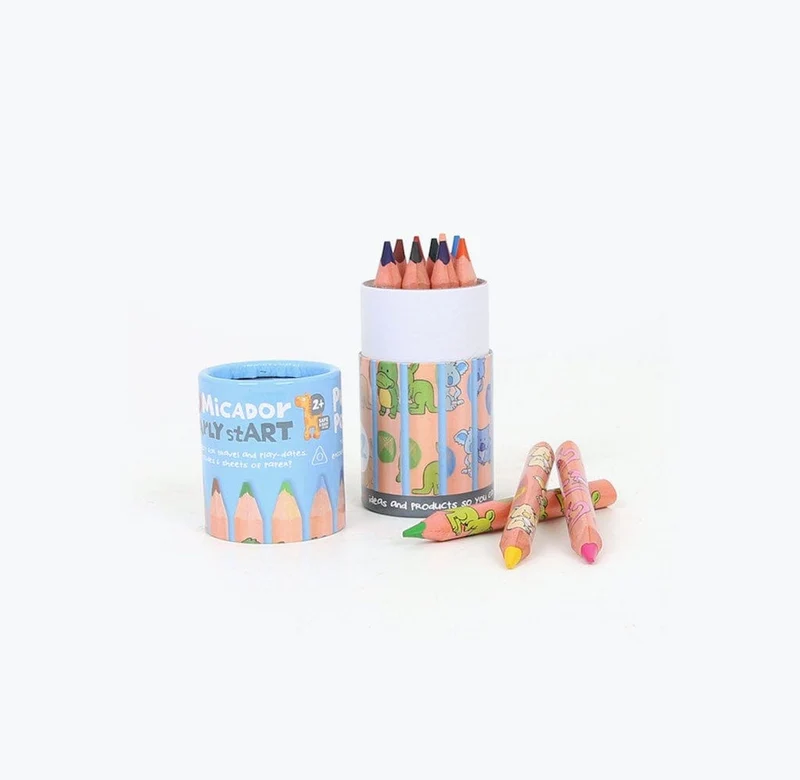 Early Start Triangle Shape Purse Pencils