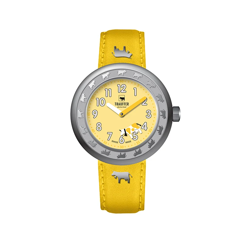 Kinderuhr Gelb 30mm