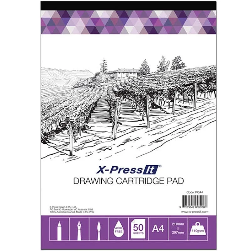 Cartridge Drawing Pad 110gsm 50 sheets