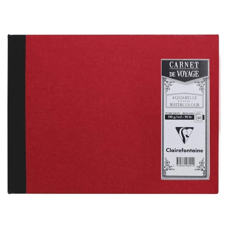 Carnet de Voyage Canvas Cover Watercolour Travel Book