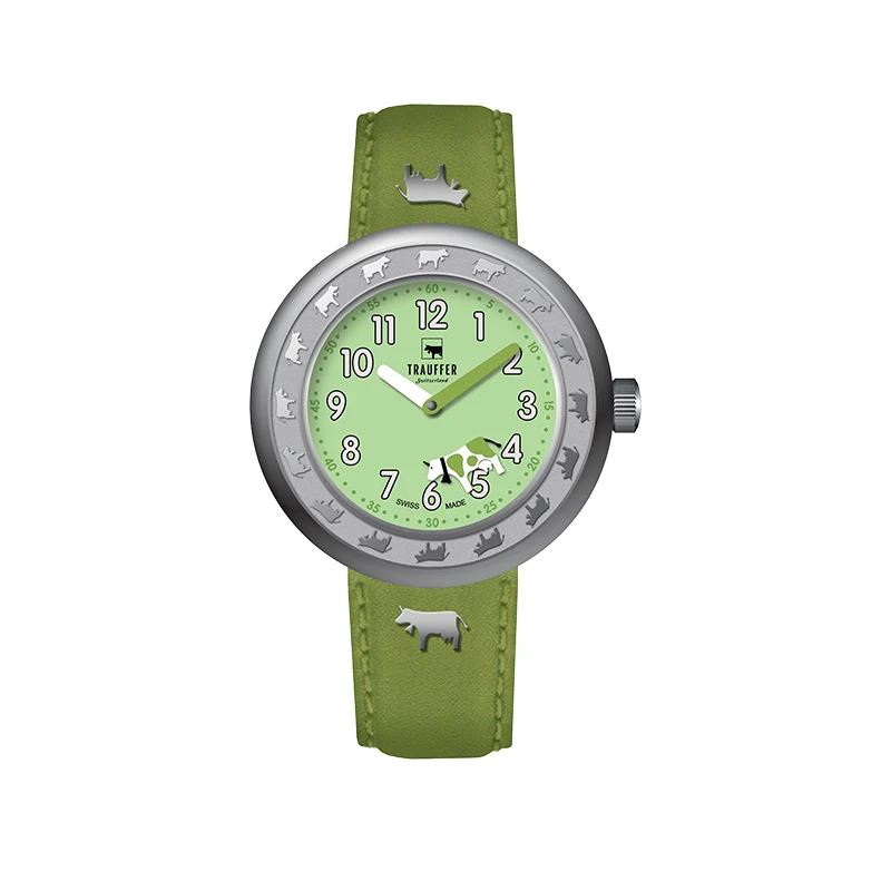 Kinderuhr Grün 30mm