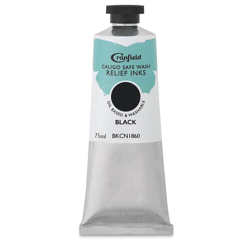 Caligo Safe Wash Relief Ink Black 75ml