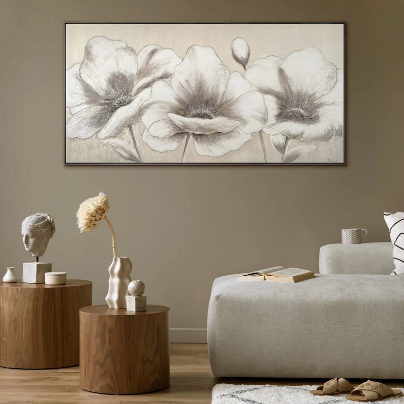 Blumen abstrakte bilder handgemalt Blumen II