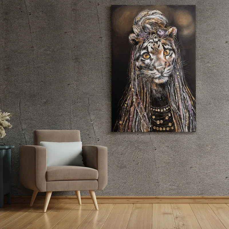 Kunst bilder modern tiere "Agilität" 120x80cm