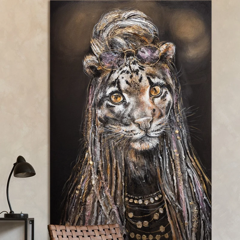 Kunst bilder modern tiere "Agilität" 120x80cm