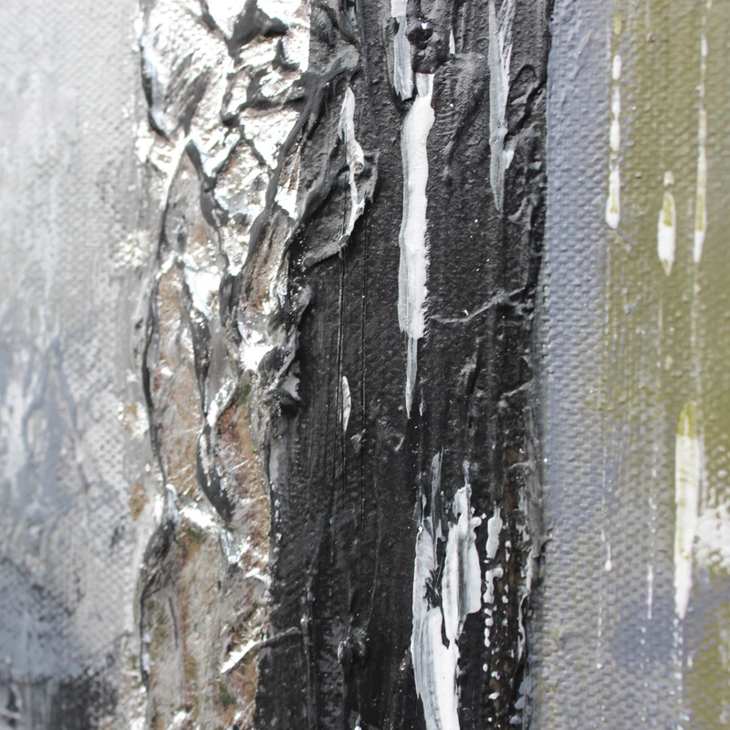 Handgemalte acrylbilder auf leinwand "Megapolis"