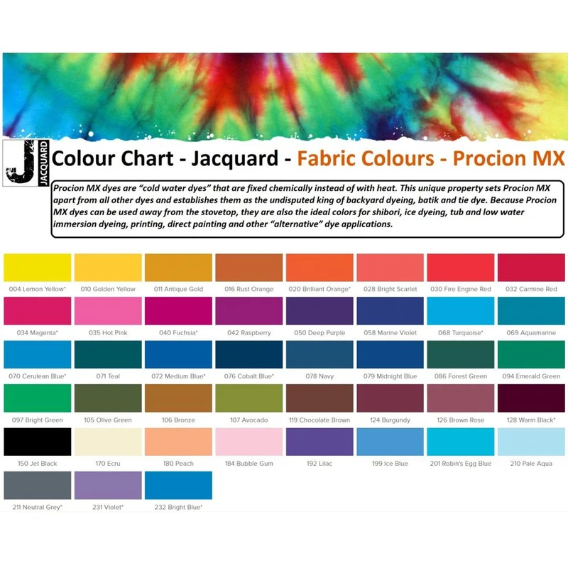 Jacquard - Procion MX Dye - Fabric Textile - Ice Blue 199
