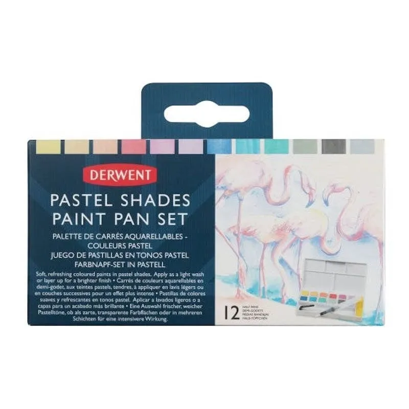 Derwent Pastel Shades Paint Pan Set x12