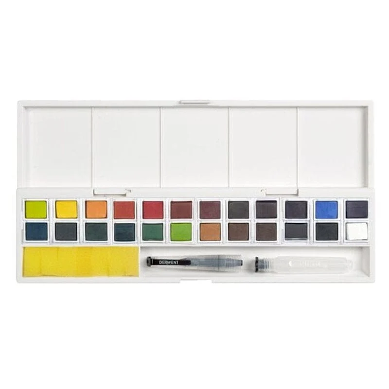 Derwent Inktense Paint Pan Studio Set (24 pans)