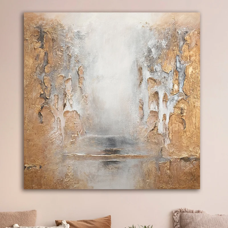 Acryl gemälde handgemalt "Klassik" 100x100cm