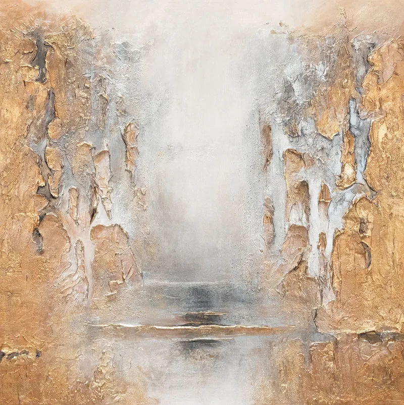 Acryl gemälde handgemalt "Klassik" 100x100cm