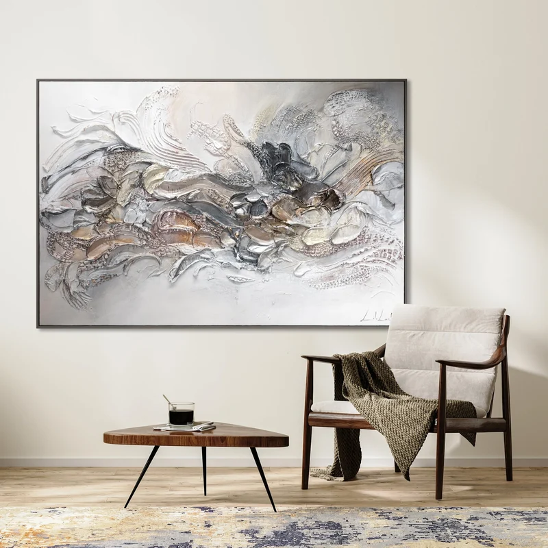 Außergewöhnliche acrylbilder abstrakt "Ewigkeit II"