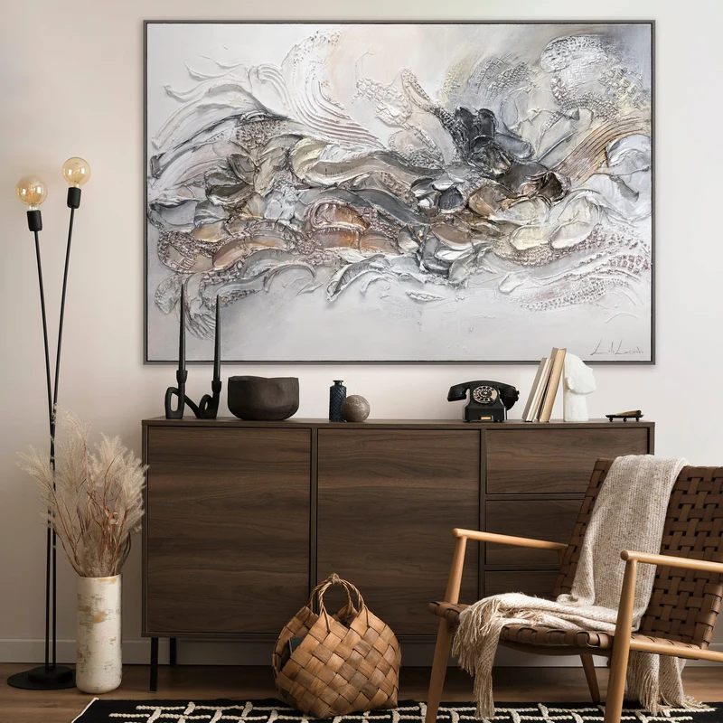 Außergewöhnliche acrylbilder abstrakt "Ewigkeit II"