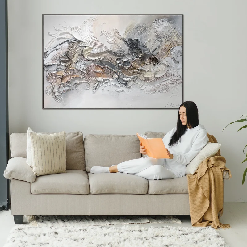 Außergewöhnliche acrylbilder abstrakt "Ewigkeit II"