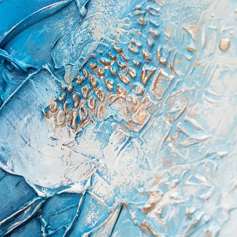 Acrylbilder abstrakt modern "Pazifik" 120x80cm