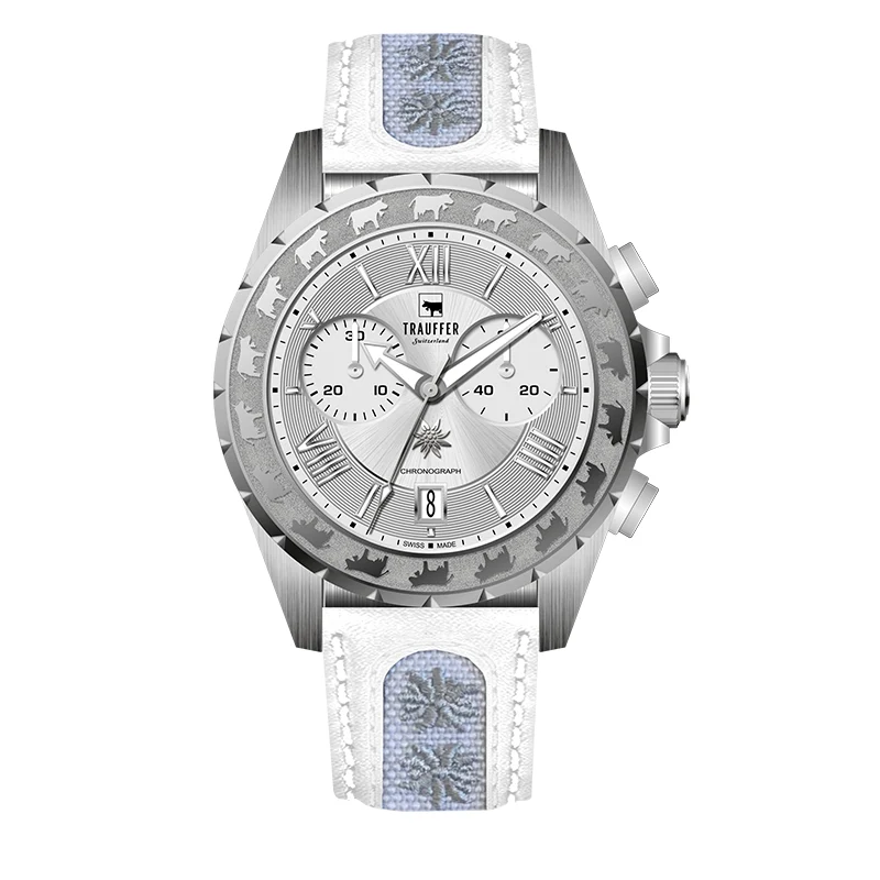 Chronograph Edelweiss Weiss 46mm