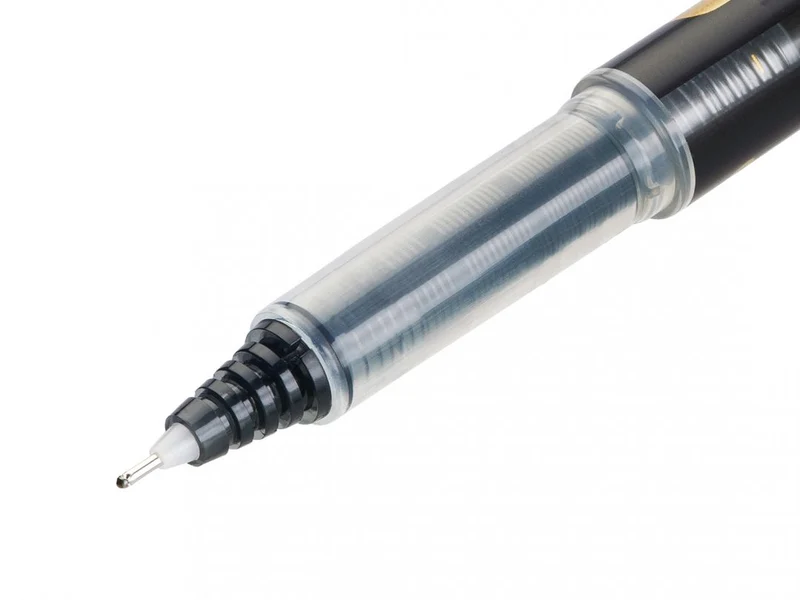 Pilot Hi-Tecpoint V5 - Liquid Ink Rollerball pen - Black - Fine Tip - 5x Pack