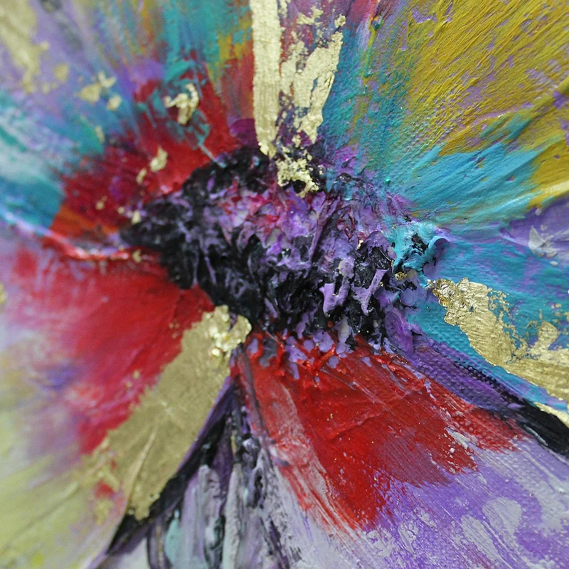 Acrylmalerei blumen abstrakt „Schöne Blumen“