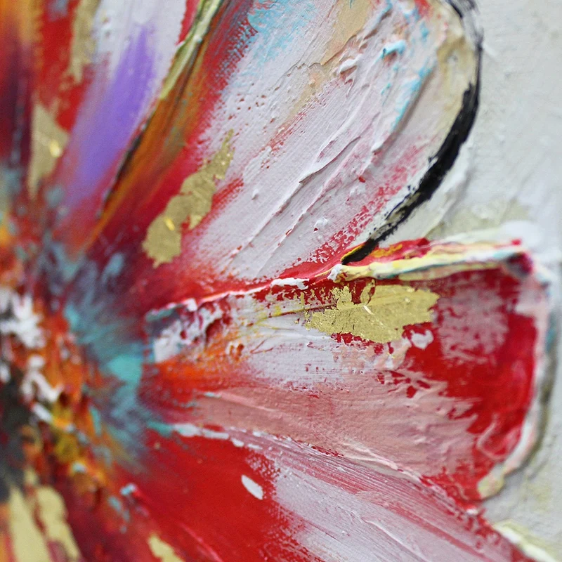Acrylmalerei blumen abstrakt „Schöne Blumen“