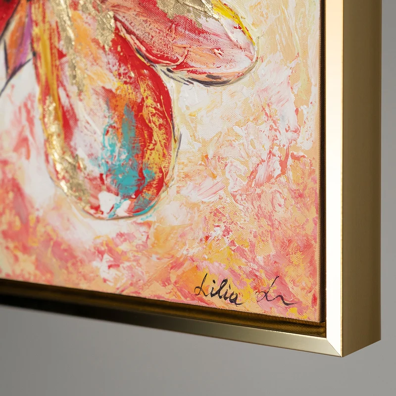 Acrylmalerei blumen abstrakt „Schöne Blumen“