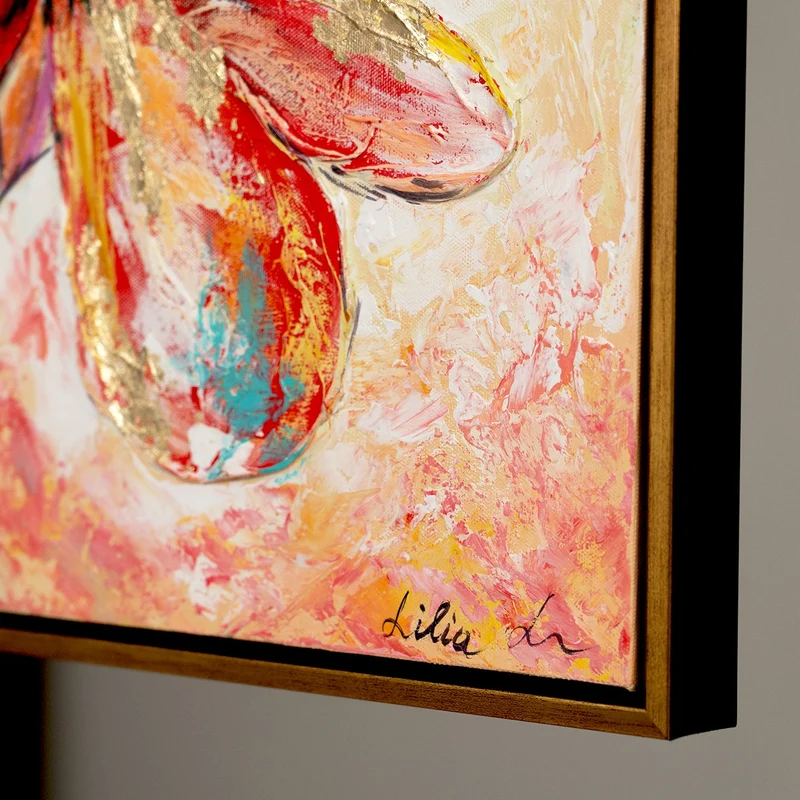 Acrylmalerei blumen abstrakt „Schöne Blumen“