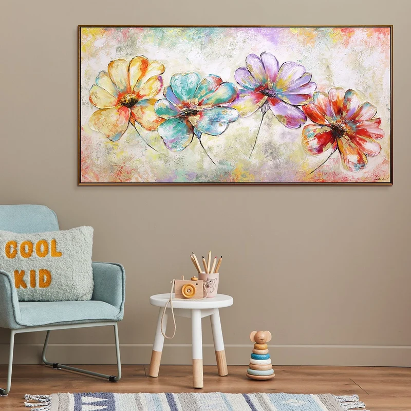 Acrylmalerei blumen abstrakt „Schöne Blumen“