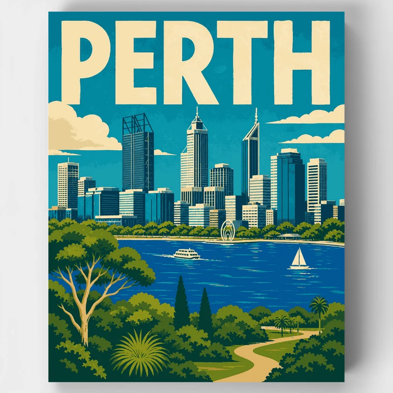 Perth Skyline Kings Park