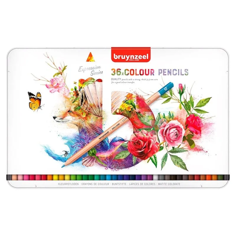 Bruynzeel Expression Coloured Pencil Set x 36