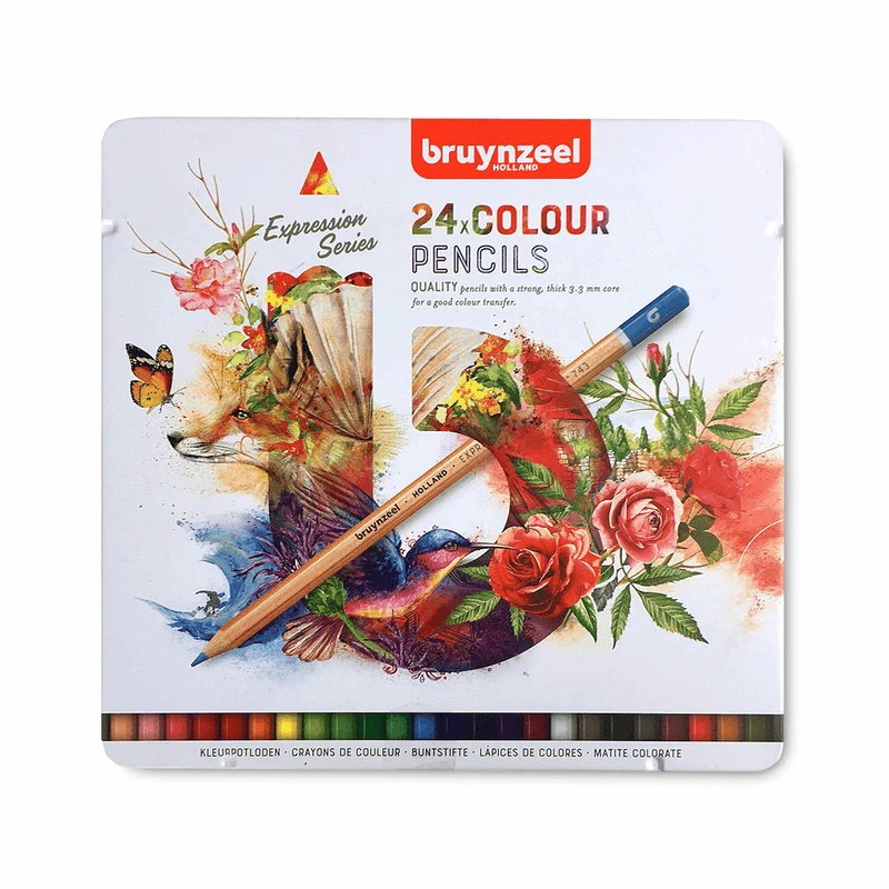 Bruynzeel Expression Coloured Pencil Set x 24