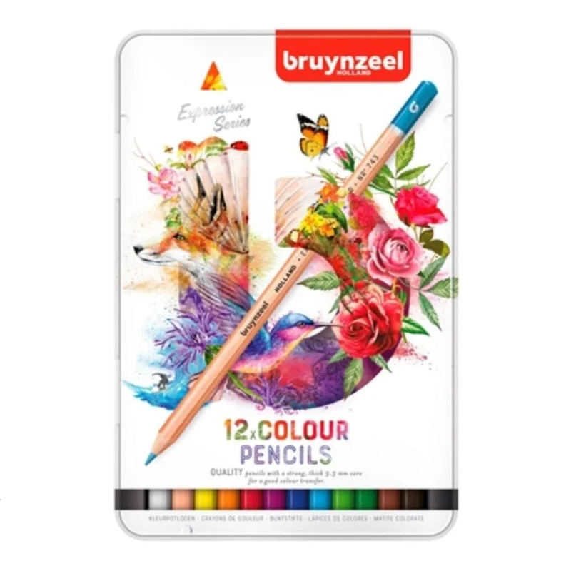 Bruynzeel Expression Coloured Pencil Set x 12