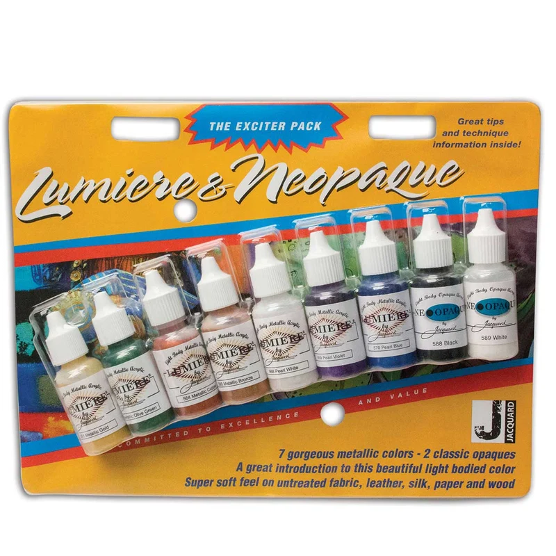 Jacquard - Lumiere & Neopaque Metallic Fabric Paint