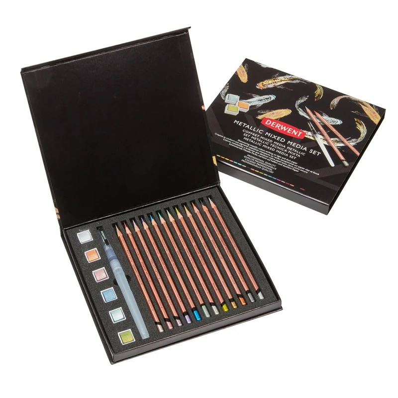 Derwent - Metallic Mixed Media Sketching Set