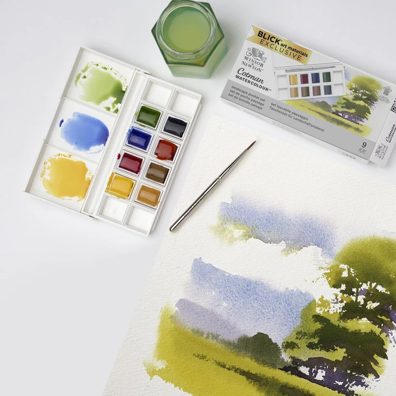 Winsor & Newton - Cotman Watercolour - Pocket Set - Landscape