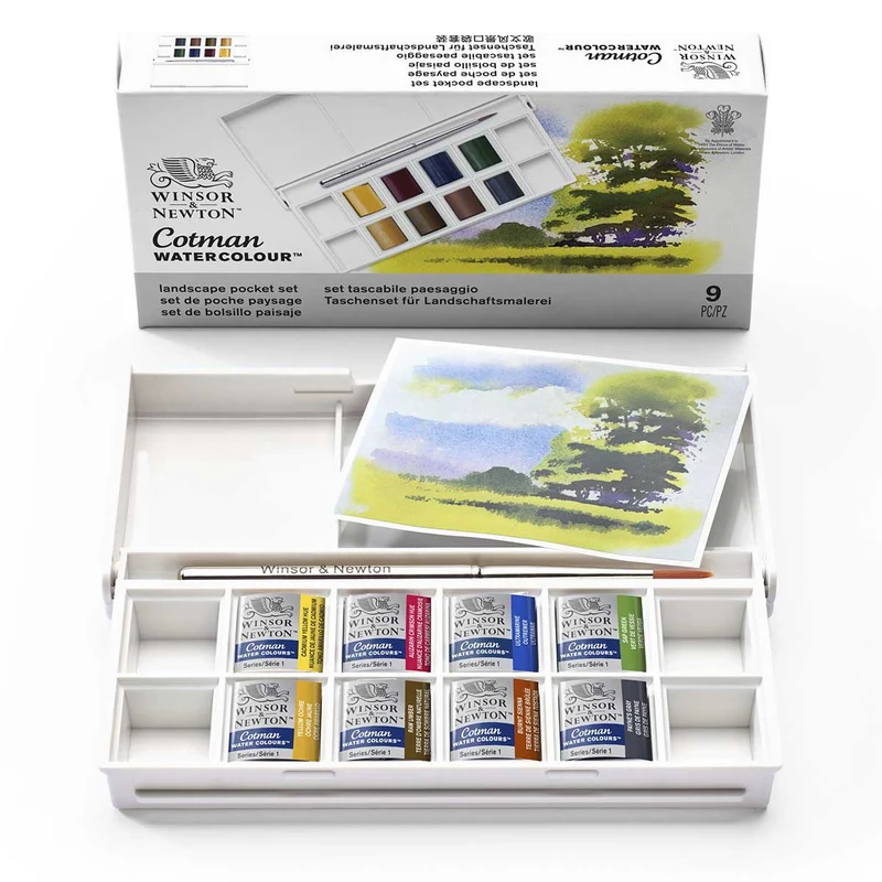 Winsor & Newton - Cotman Watercolour - Pocket Set - Landscape