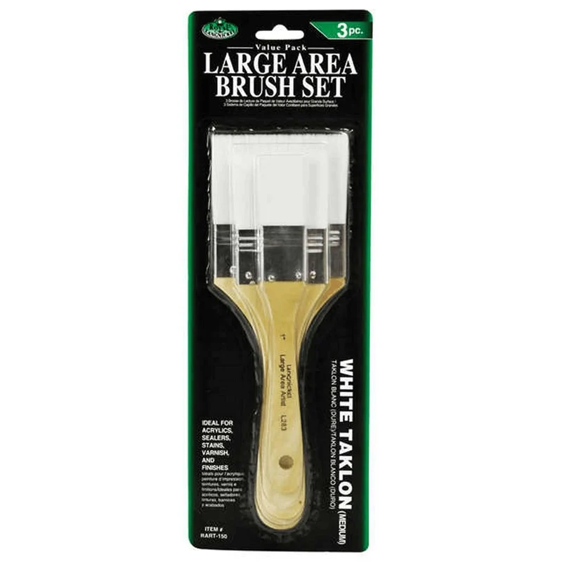 Brush Set Flat - 1", 2" and 3" Medium L283