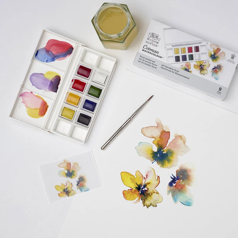 Winsor & Newton - Cotman Watercolour - Pocket Set - Floral