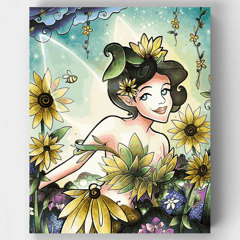 Cyrus the Fairy of Summer - Paint by Numbers Kit