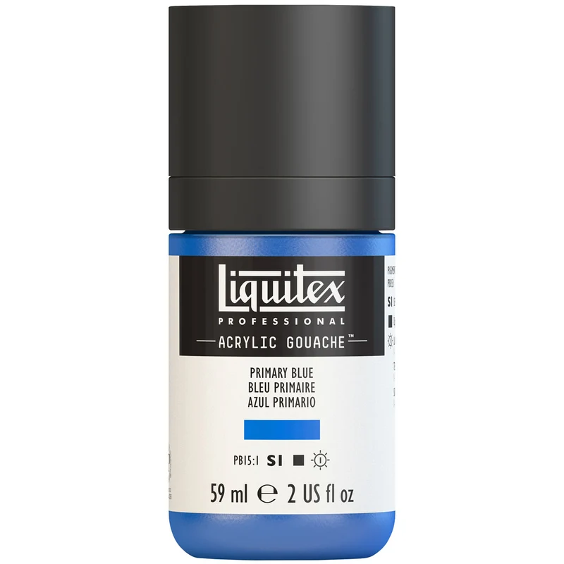 Liquitex - Acrylic Gouache 59ml S1 - Primary Blue