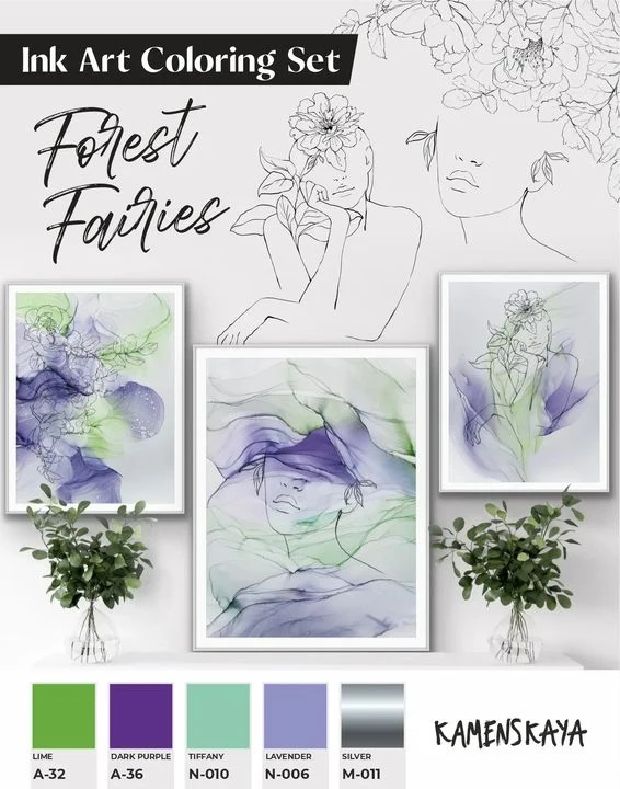 Kamenskaya Forest Fairies Ink Set