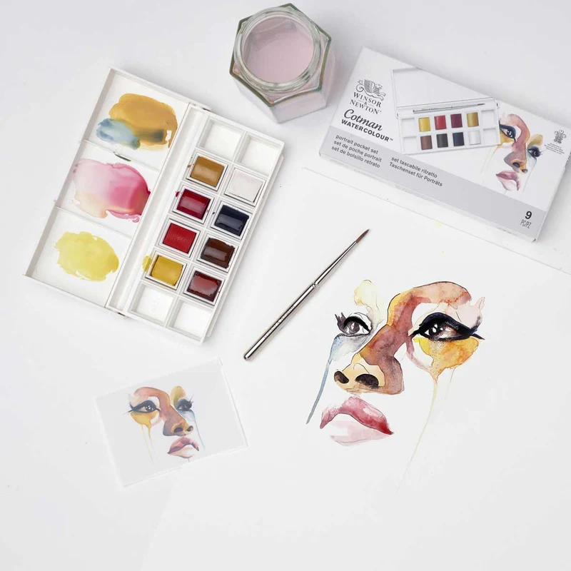 Winsor & Newton - Cotman Watercolour - Pocket Set - Portrait