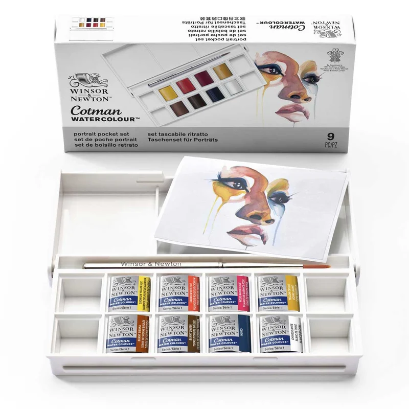 Winsor & Newton - Cotman Watercolour - Pocket Set - Portrait