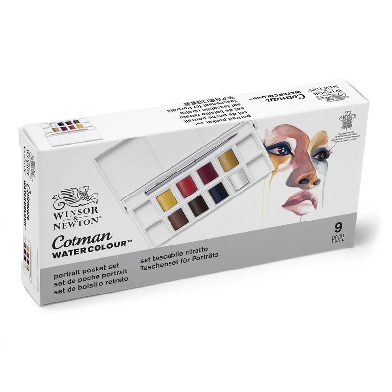 Winsor & Newton - Cotman Watercolour - Pocket Set - Portrait